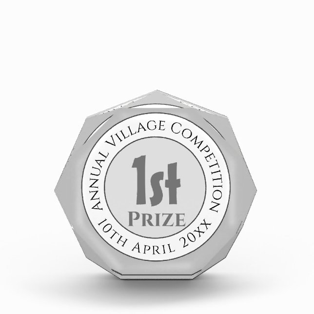 Bloque Para Fotos Concurso 1.ᵉʳ Premio Trofeo (Anverso)