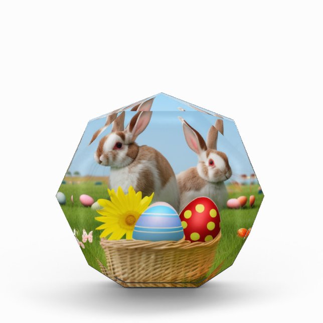 Bloque Para Fotos Conejo de Pascua para un ánimo positivo (Anverso)
