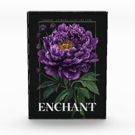 Bloque Para Fotos Conjure Enchant Bless the Path Purple Peony