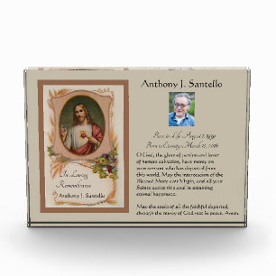 Bloque Para Fotos Conmemoración conmemorativa fúnebre de Jesús -