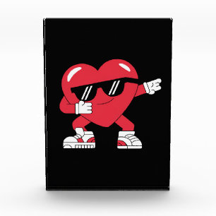 Bloque Para Fotos Corazón de Dabbing Regalos Divertidos Día de San V
