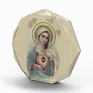 Bloque Para Fotos Corazón inmaculado y triste del Virgen María