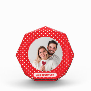 Bloque Para Fotos Corazones Feliz Día de San Valentín Patrón de Amor
