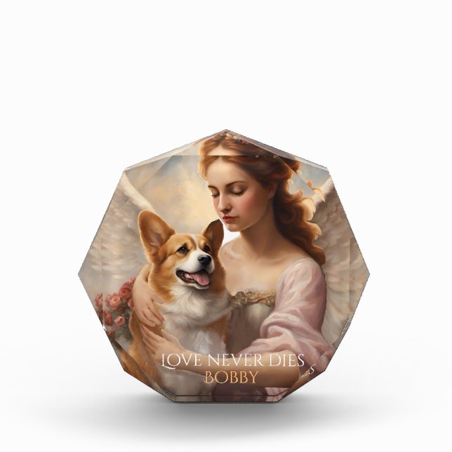 Bloque Para Fotos Corgi Love Never Dies Memorial (Anverso)