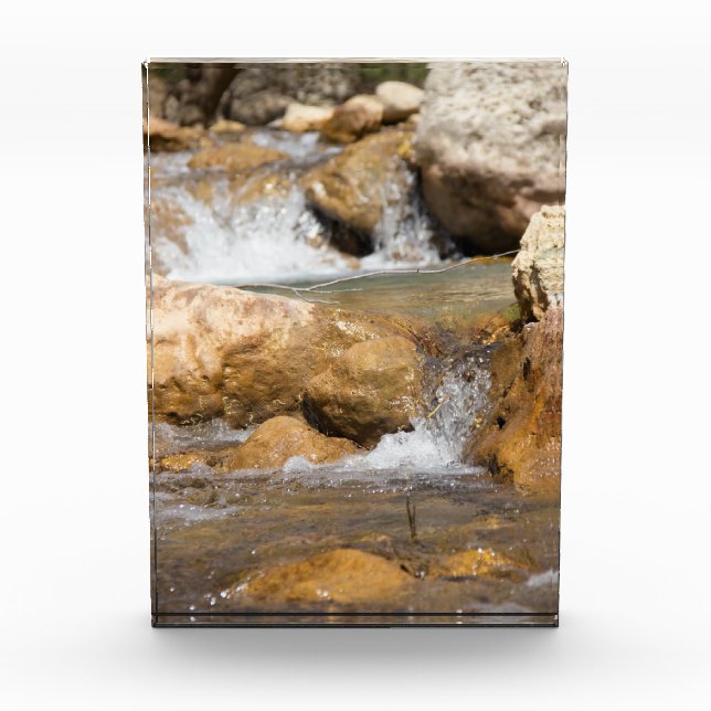 Bloque Para Fotos Corriente tormentosa en primavera (Anverso)