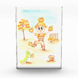 Bloque Para Fotos Cosecha de moras niño de jengibre