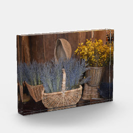 Bloque Para Fotos Cosecha Rústica de Lavanda