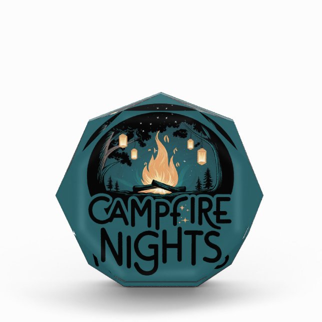 Bloque Para Fotos Cozy Campfire Nights Rustic Outdoor Adventure (Anverso)