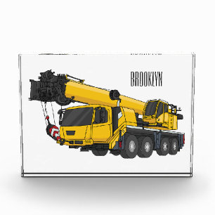 Bloque Para Fotos Crane truck cartoon illustration