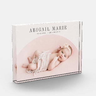 Bloque Para Fotos Cream Arch Baby Photo Keepsake