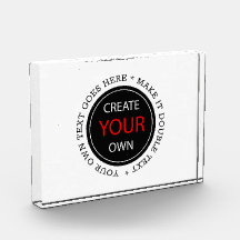 Crear el propio - Personalizado, de marca / Person