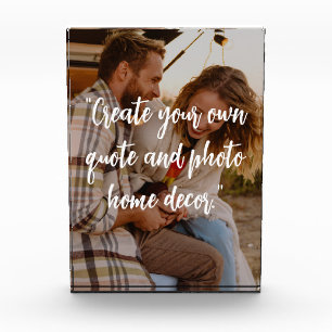 Bloque Para Fotos Crear su propia cita Personalizado en imagen