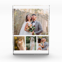 Bloque Para Fotos Crear su propio Collage de 4 Bodas fotográficos