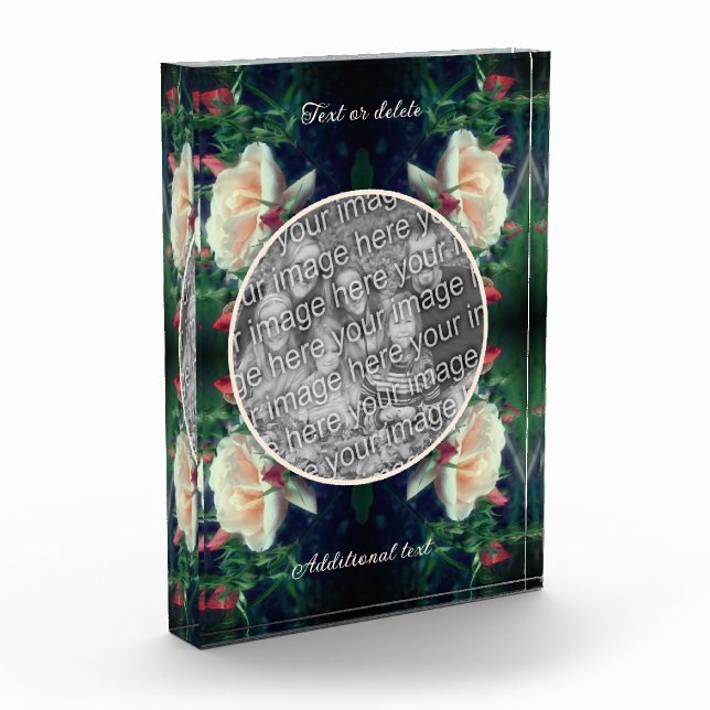 Bloque Para Fotos Crear Su Propio Rosa De Engranaje Y Cables (Izquierda)