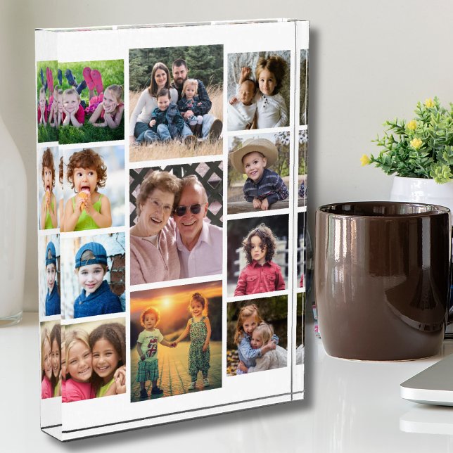 Bloque Para Fotos Create Your Own 11 Family Picture Collage White (Subido por el creador)