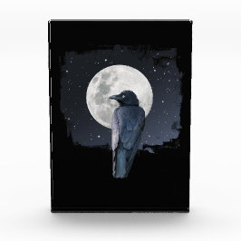 Bloque Para Fotos Cuervo del Bosque Luna Fría