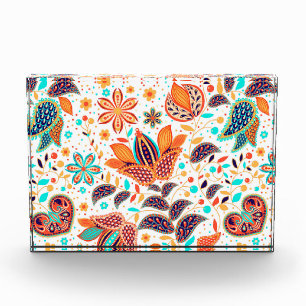 Bloque Para Fotos Cuidados patrones florales clásicos de colores