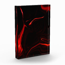 Bloque Para Fotos Curvas rojas o ondulación en fondo rojo más oscuro