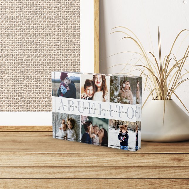 Bloque Para Fotos Custom Abuelito Grandchildren (Subido por el creador)