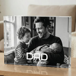 Bloque Para Fotos Custom Dad Established Modern Bold