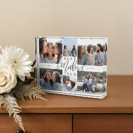 Bloque Para Fotos Custom Family Photo Collage Gift Best Mother Ever