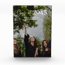 Custom Graduation Farewell Gift Photo Block