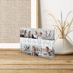 Bloque Para Fotos Custom Grampa Grandchildren
