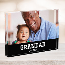Bloque Para Fotos Custom Grandad Established Modern