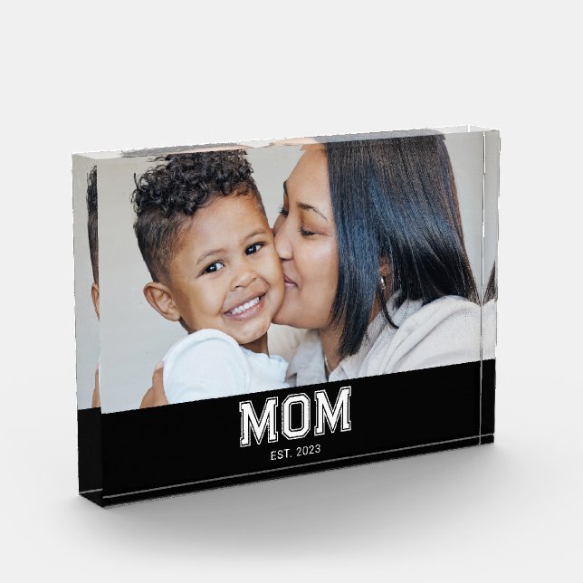 Bloque Para Fotos Custom Mom Established Modern Bold (Izquierda)