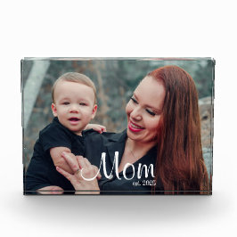 Bloque Para Fotos Custom Mom Established Modern Script