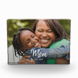 Bloque Para Fotos Custom Mom Established Modern Script Photo