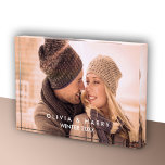 Bloque Para Fotos Custom Photo Block With Text Overlay<br><div class="desc">Create a custom photo block with a text overlay today! An ideal gift for yourself,  family or friends. Just add your best photo and custom text to make your perfect Photo Block.</div>
