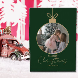 Bloque Para Fotos custom photo collage Merry Christmas bauble