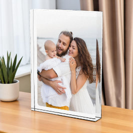 Bloque Para Fotos Custom Rounded Corners Photo Family Glass Block