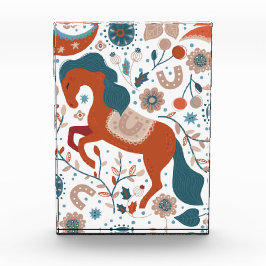 Bloque Para Fotos Cute de caballos escandinavo