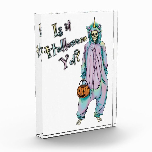 Bloque Para Fotos Cute Halloween Skeleton (Izquierda)