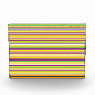 Bloque Para Fotos Cuto diseño de franjas coloridas tanque todo-sobre
