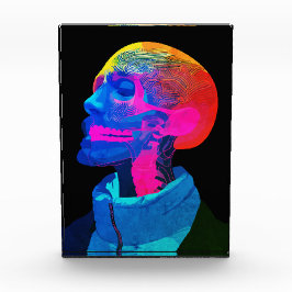 Bloque Para Fotos Cyber Skull - Arte de anatomía futurista