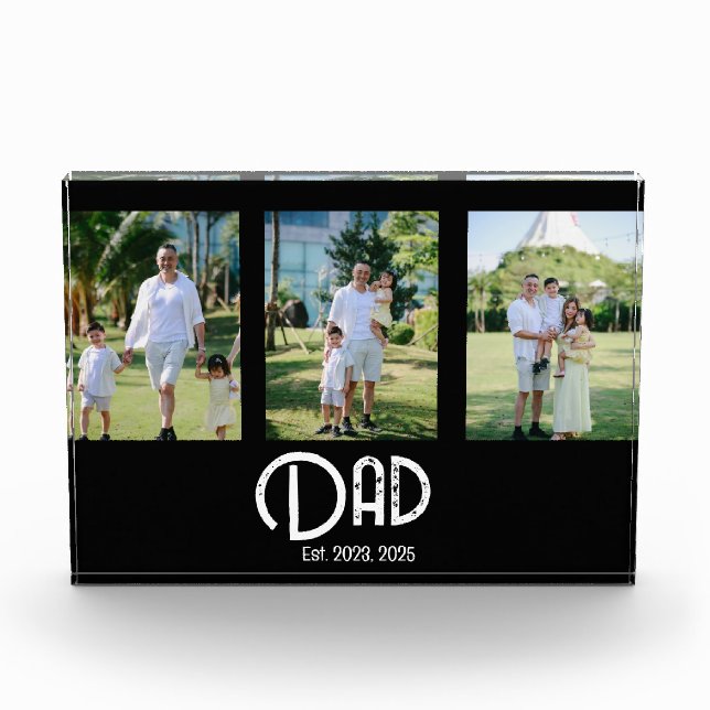 Bloque Para Fotos Dad Established Grunge Text 3 (Anverso)