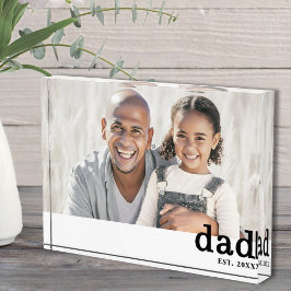 Bloque Para Fotos Dad Established Photo Simple Father Picture Block