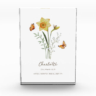 Bloque Para Fotos Daffodil Birth Month Flower