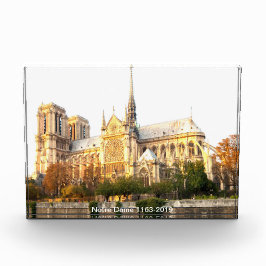 Bloque Para Fotos de Notre Dame (1163-2019);