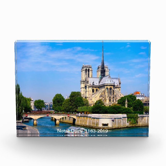 Bloque Para Fotos de Notre Dame (1163-2019); (Anverso)
