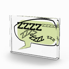 Bloque Para Fotos Decoración de la habitación ZZZZzzz Nap Time