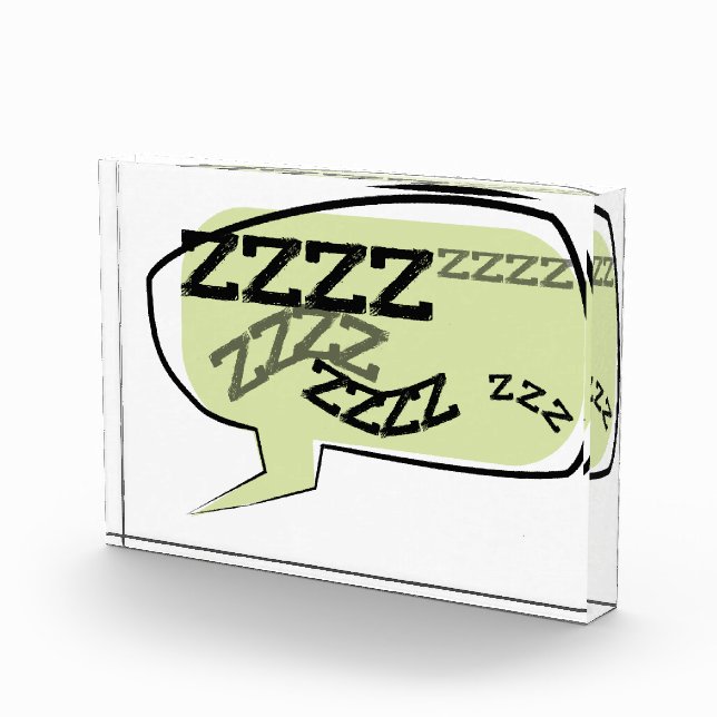 Bloque Para Fotos Decoración de la habitación ZZZZzzz Nap Time (Derecha)