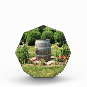 Bloque Para Fotos Decoración del Jardín del Barril del Vino, Chateau