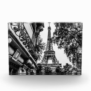 Bloque Para Fotos Decoración temática de París en blanco y negro