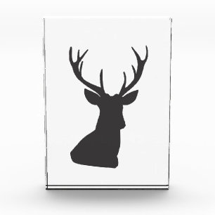 Bloque Para Fotos Deer Deer Silhouette Silhouette Animal Wild Postca