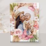 Bloque Para Fotos Día de la Madre floral de mariposa acuarela<br><div class="desc">Un hermoso regalo del Día de la Madre personalizado. Con un diseño floral de acuarela y mariposas extravagantes,  estos bloques de fotos son perfectos para la ocasión. Encuentra artículos coincidentes en mi tienda. Imagen de prostooleh en freepik.</div>