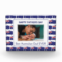Bloque Para Fotos Día del Padre Australiano | BANDERA DE AUSTRALIA